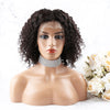 200% Density 13*4 Full Frontal Bob Wig Curly Wave