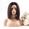 Full Lace Bob Wig Kinky Straight