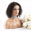 200% Density 13*4 Full Frontal Bob Wig Curly Wave