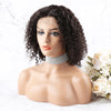 200% Density 13*4 Full Frontal Bob Wig Curly Wave