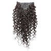 Natural Black 160G Seamless Clip-In Hair Extensions Water Wave